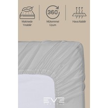 Eve Tekstil Fitted  Penye Kumaş Çift Kişilik Lastikli Çarşaf
