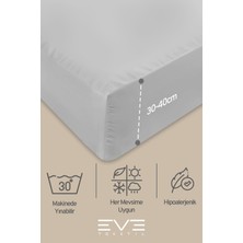 Eve Tekstil Fitted  Penye Kumaş Çift Kişilik Lastikli Çarşaf
