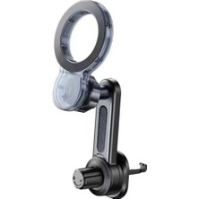 Magsafe Uyumlu 360° Dönen Ayarlanabilir Izgara/havalandırma Uyumlu Mıknatıslı Araç Telefon Tutucu Araba Telefontutacağı