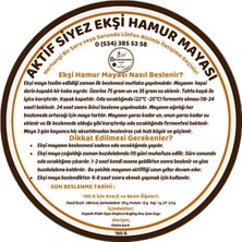 Organik Atalık Siyez Ekşi Hamur Mayası 8 Yıllık Aktif - 150 Gram