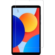 Coolacs Xiaomi Redmi Pad Se 8.7 Inç ile Uyumlu Şeffaf Esnek Silikon Tablet Kılıfı Ekran Koruyucu ve Kalem