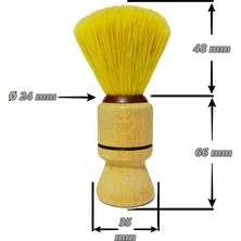 Temizel 70 Ahşap Saplı Tıraş Fırçası
