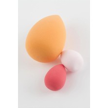 YARICCI Puff Makeup 3'lü Yumurta Makyaj Süngeri X2