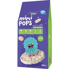 Slimplus Mini Pops Atıştırmalık Pirinç Patlakları 30G