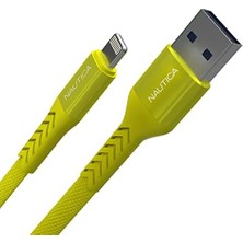 Nautica C40 Lightning To Usb-A 12W Hızlı Şarj ve Data Kablosu 1.2m Sarı