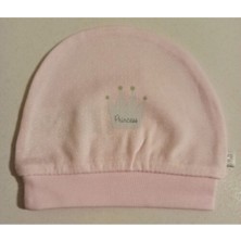 Nurcan Bebe Kız Çocuk Pembe Prenses Şapka