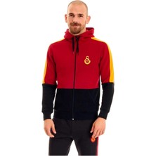Galatasaray Lisanslı Kırmızı Sweatshirt Hediye Aslan Ahşap Kutulu