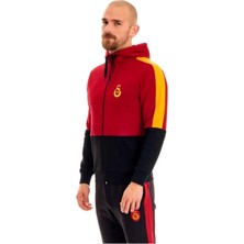 Galatasaray Lisanslı Kırmızı Sweatshirt Hediye Aslan Ahşap Kutulu