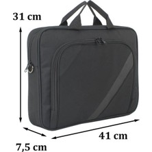 Case Club 2119 Laptop Bölmeli El Omuz Çantası Omuz Askılı 15.6 Inç