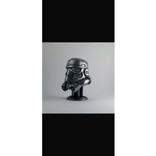 Stormtrooper Helmet Büst Figür Siyah 13CM