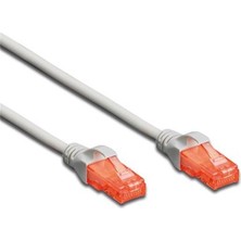 Dıgıtus DK-1617-010 1mt Cat6 Kablo Grı