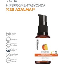 C Vitamini Aydınlatıcı ve Ton Eşitleyici Cilt Bakım Serumu 30 ml (%10 Ascorbic Acid & Ferulic Acid %0,5)