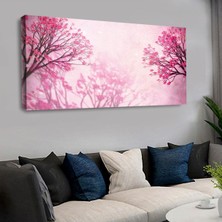 Zevahir Mobilya Dekorasyon 120 X 60 Cm Kanvas Ilkbahar Ağaç Tablo