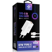 Xiaomi 67W Type-C Turbo Hızlı Şarj Aleti Arbaks ARB-016