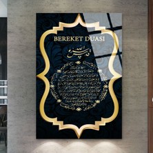Zevahir Mobilya Dekorasyon Kırılmaz Cam Bereket Duası Tablo