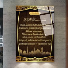 Zevahir Mobilya Dekorasyon Kırılmaz Cam Fatiha Süresi Tablo