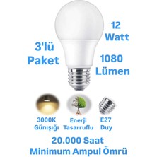 Repplam 12W ERKLED Günışığı LED Ampul 1080 Lümen E27 Duylu LED Lamba