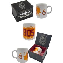 Galatasaray Kupa Gs Orijinal Lisanslı Mug, Özel Ahşap Kutulu