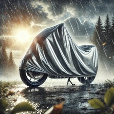 Honda Pcx Uyumlu 4mevsim ve Suya Dayanıklı Motosiklet Brandası Premium Kumaş Lastikli Tokalı