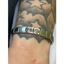 Steinless Steel Taraftar Charm Italyan Bileklik Fb (Fenerbahçe)