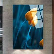 Zevahir Mobilya Dekorasyon Kırılmaz Cam Çiçek Tablo