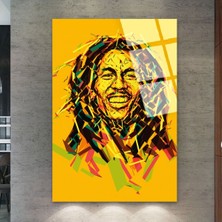 Zevahir Mobilya Dekorasyon Kırılmaz Cam Bob Marley Tablo