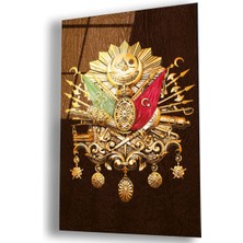 Zevahir Mobilya Dekorasyon Kırılmaz Cam Osmanlı Tuğrası Tablo