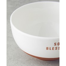 English Home So Blessed New Bone China Kase 13 cm Beyaz