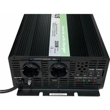 Orbus 12V Dc  230V Ac Inverter 2000W (Modifiye) (15 A Şarjlı)