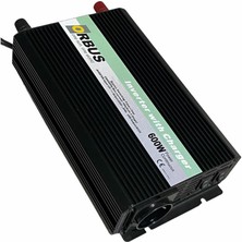 Orbus 12V Dc  230V Ac Inverter 600W (Modifiye) (Usb Çıkışlı) (10 A Şarjlı)