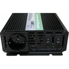 Orbus 12V Dc  230V Ac Inverter 600W (Modifiye) (Usb Çıkışlı) (10 A Şarjlı)