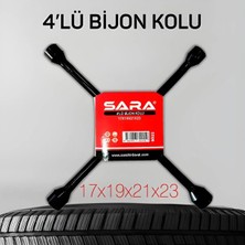 Sara 4 Lü Bijon Anahtarıbijon Kolu 17X19X21X23 Yerli Üretim