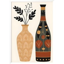 Aktüel Matisse - Boho - Art Deco - Soyut - Doğa ( 3 Lü Çerçevesiz ) Poster - Afiş - Tablo KR2C00182/