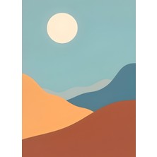 Aktüel Matisse - Boho - Art Deco - Soyut - Doğa ( 3 Lü Çerçevesiz ) Poster - Afiş - Tablo KR2C00858/