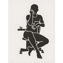Aktüel Matisse - Boho - Art Deco - Soyut - Doğa ( 3 Lü Çerçevesiz ) Poster - Afiş - Tablo KR2C00704/
