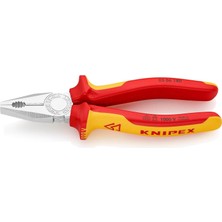 Kombine Pense, Krom Kaplama, Çok Bileşenli Manşonlarla Izole Edilmiş, Vde-Testli 180 mm 03 06 180