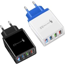 Telefon Tablet Şarz Cihazı 4 USB Girişli Hızlı Kalıteli