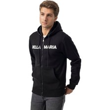 Black Hoodie Jacket Full Zip