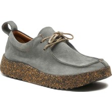 Comfortfüsse / Wandell - Deri Bağcıklı Ayakkabı ( Gri Nubuk Deri )