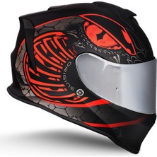 Origine Dinamo Fighter Mat Siyah-Antrasit-Kırmızı Kask