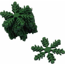 Bidoluhobi Keçe Figür Kar Tanesi 5 cm 5'li