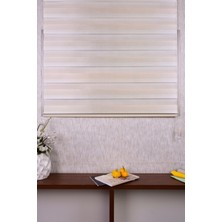 setekshome Gold Kendinden Desenli Etek Dilimsiz DS11747 V2 Zebra Stor Güneşlik Perde