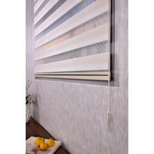 setekshome Gold Kendinden Desenli Etek Dilimsiz DS11747 V2 Zebra Stor Güneşlik Perde
