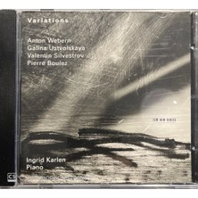 Wber Ustvolskaya  Silvestrov Boulez Ingrid Karlen Ecm CD