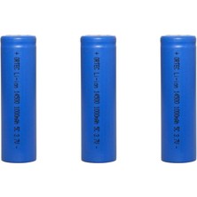 14500 3.7V Li-Ion 1000MAH 5c Şarj Edilebilir Kalem Pil 3'lü