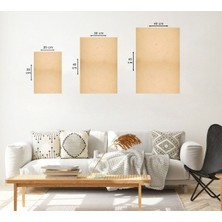 Soyut Desen 3'lü Mdf Tablo Set