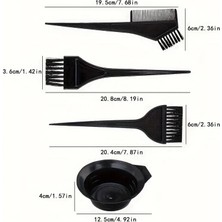 Depokon 4 Adet/takım Profesyonel Saç Boyama Araçları Fırçaları
