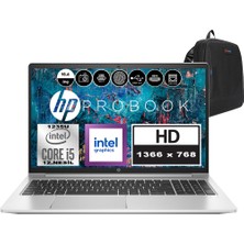 Hp Probook 450 G9 Intel Core I5 1235U 32GB 256GB SSD Windows 11 Home 15.6" HD(1366 x 768) 250 Nit Taşınabilir Bilgisayar 969L8ETH11 + Zetta Çanta