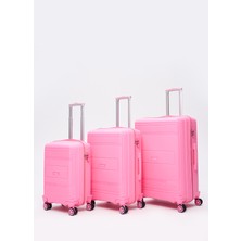 Elatae Premium Polipropilen Kırılmaz 3'lü Valiz Seti V305