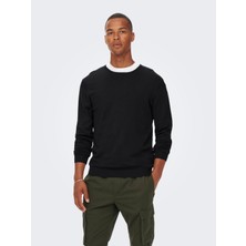 Only & Sons Erkek Bisiklet Yaka Regular Fit Kazak - 22020088